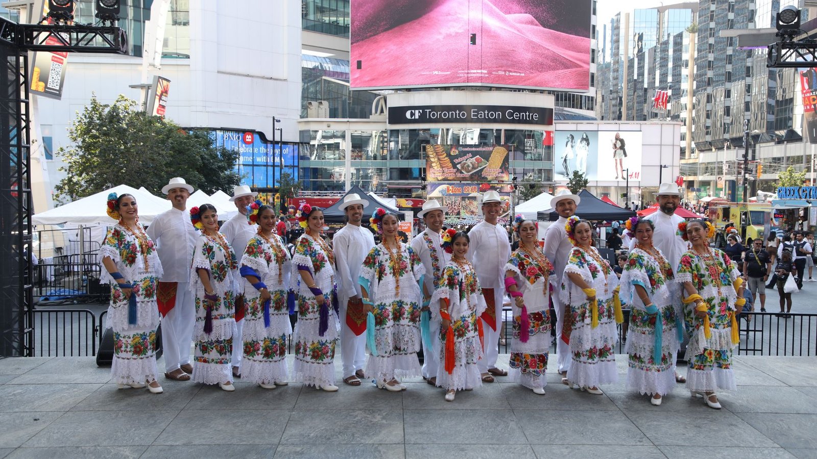 Large multicultural festival crowd in Toronto