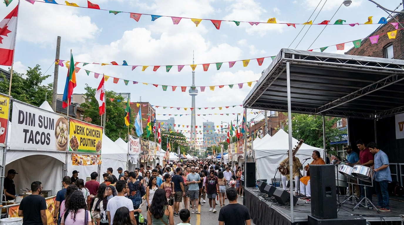 A cultural fusion festival event in Toronto